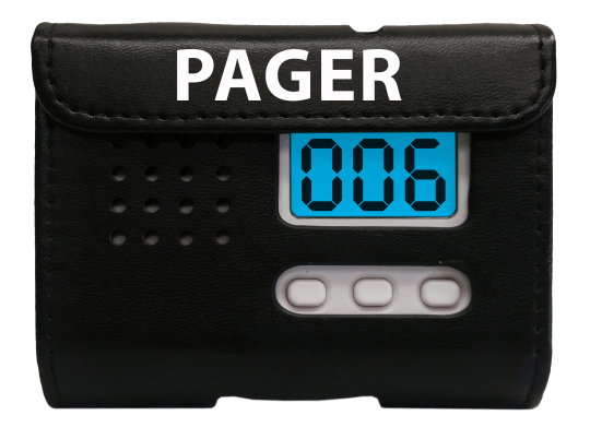 433-prb Wireless Pager & Reset Button With Lcd Display
