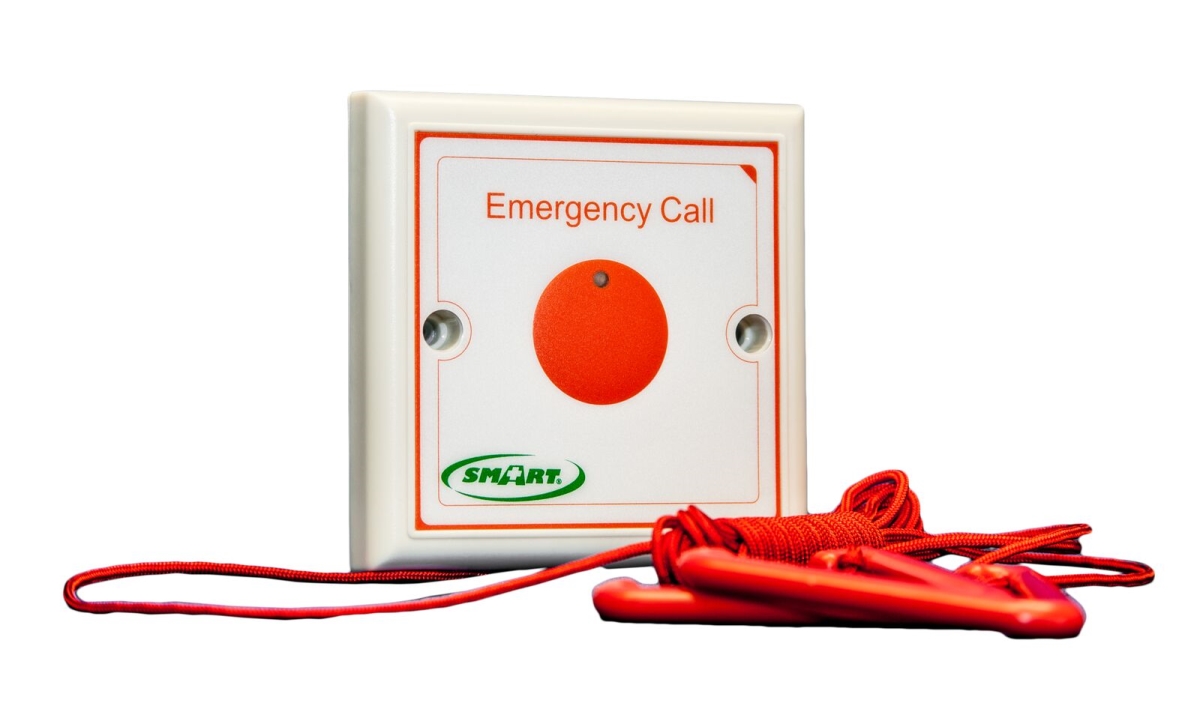 2007-cb-r1 Wireless Nurse Call Button With Pull-cord For Easy-to-install Call Button & Light System