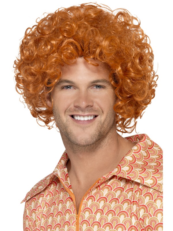 43654 Curly Afro Wig, Ginger