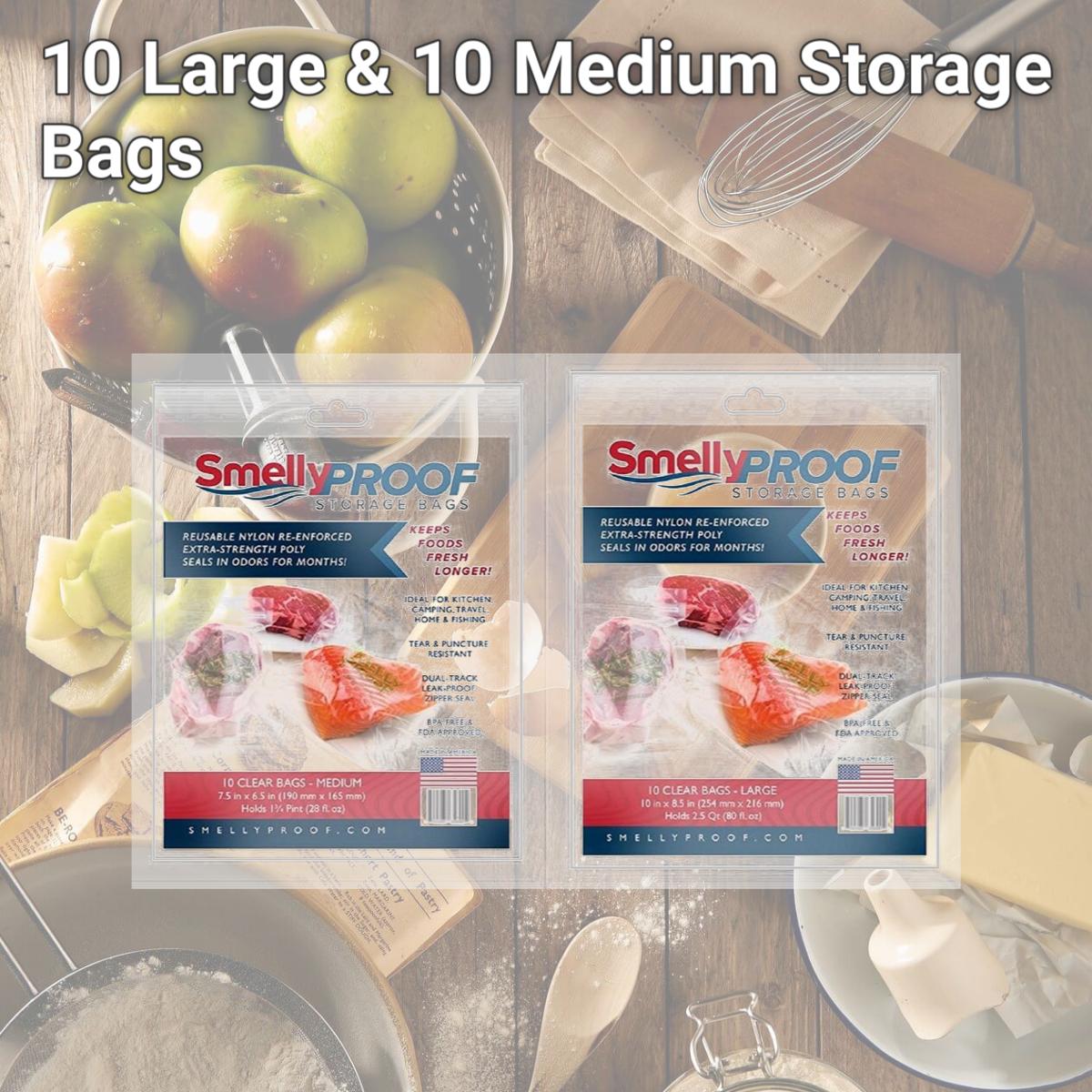 Picture of Smelly Proof Bags SP-V20 10 Large & 10 Medium Storage Bags
