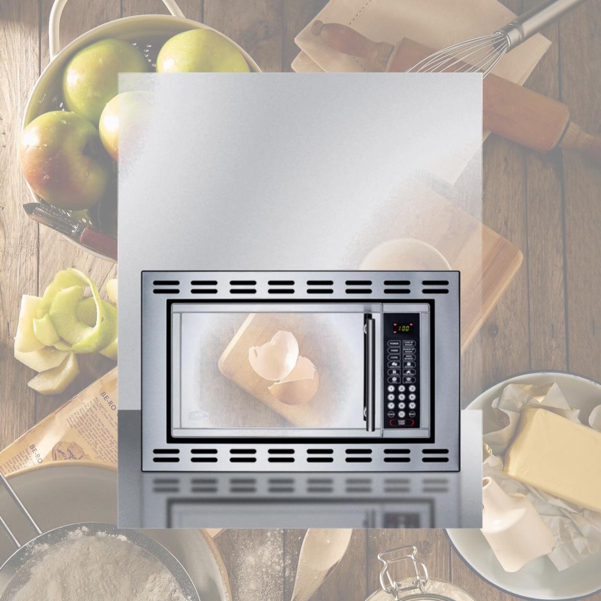 Picture of Summit Appliance OTR24 Built in Microwave Oven for Enclosed Installation, Stainless Steel