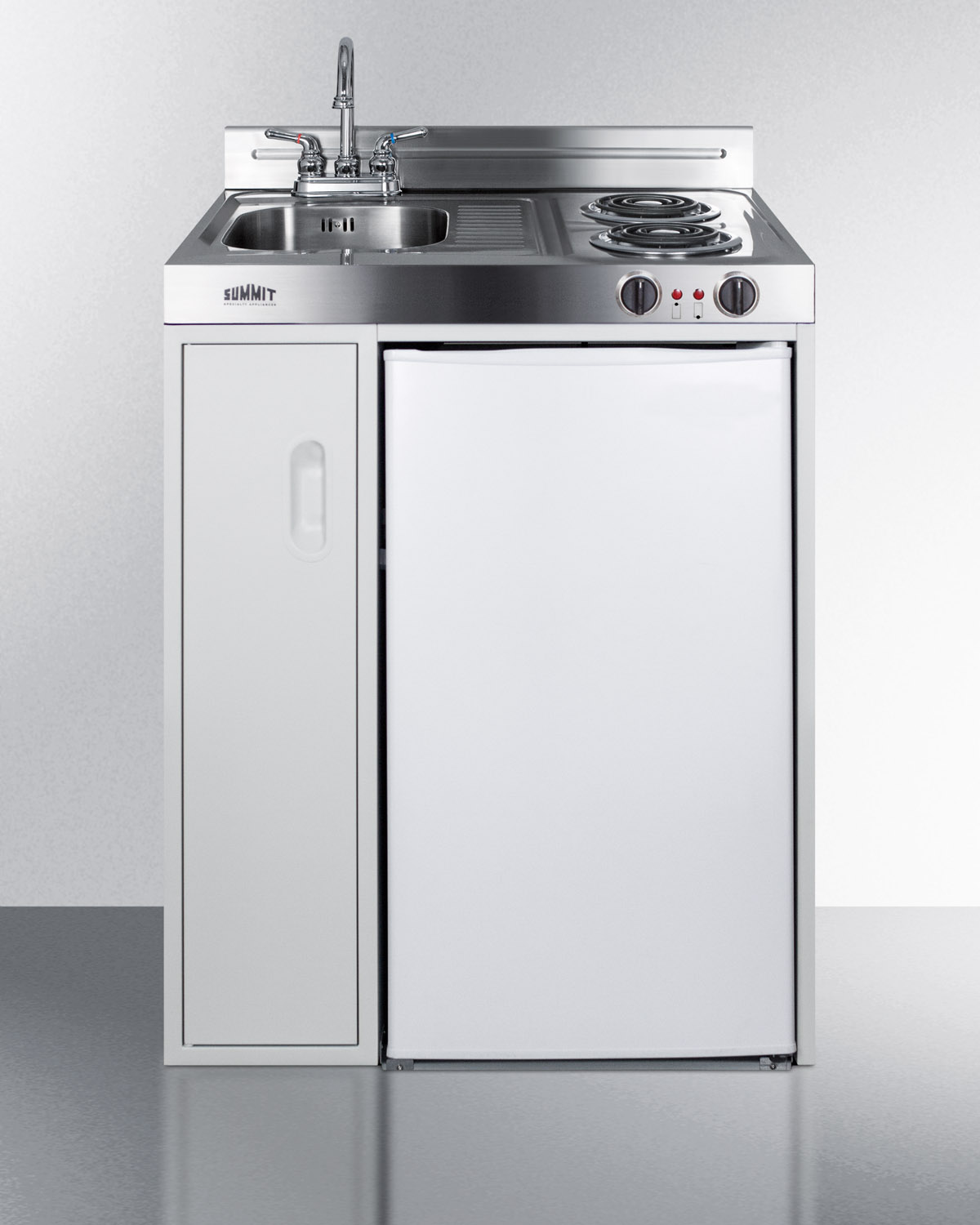 C30el 30 In. Wide All In One Kitchenette With 2 - Burner Refrigerator Freezer