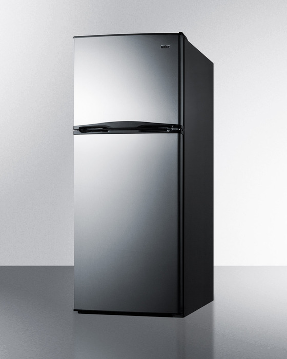 Ff1085ss 24 In. Counter Depth Top-freezer Refrigerator With Stainless Steel Doors Black Cabinet