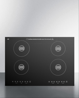 Sinc430220 30 In. Electric Smoothtop Cooktop With Four Zones & Black Ceran, Smooth-top Finish