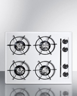 Wnl03p 24 In. Gas Open Burner Cooktop, White