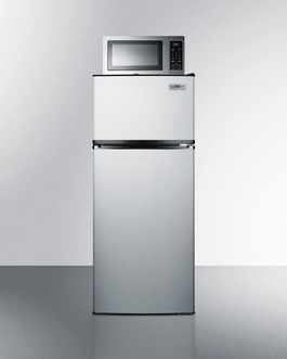 Mrf1159ss 24 In. Freestanding Counter Depth Top Freezer Refrigerator, Stainless Steel
