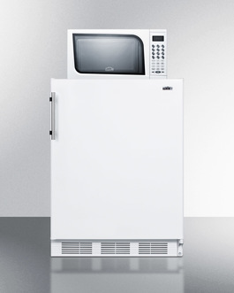 Mrf661 Compact Refrigerator Freezer-microwave Unit With Dual Evaporator Cooling, White