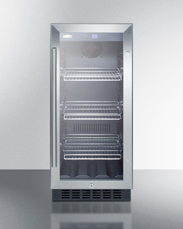 Scr1536bgcss 15 In. Built-in Beverage Center With 2.45 Cu. Ft. Capacity, Stainless Steel