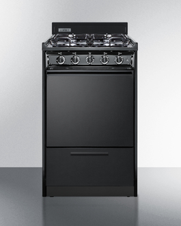 Ttm1107cs 20 In. Gas Freestanding Range With Sealed Burners & Electronic Ignition, Black