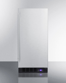 Scff1533bcss 15 In. Freestanding Or Built In Upright Counter Depth Freezer, Stainless Steel