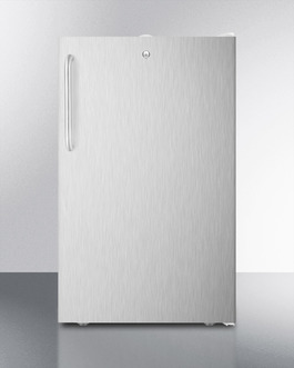 Accucold Cm411lbisstbada 39.5 In. Built-in Ada Height General Purpose Refrigerator-freezer With Lock - White