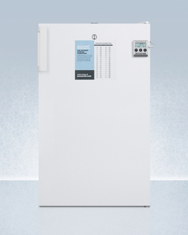 Accucold Ff511lmed 23 X 20 In. General Purpose Auto Defrost All-refrigerator With Digital Thermostat, Alarm & Lock - White