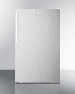 Accucold Fs407lsshv 39.5 X 20 In. Counter Height Manual Defrost Freezer With Lock - White