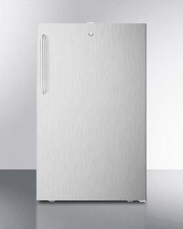 Accucold Cm411lcssada 39.5 In. Built-in Ada Height General Purpose Refrigerator-freezer With Lock - Stainless Steel