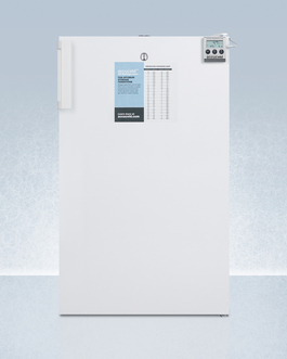 Accucold Ff511l7med 23 X 20 In. General Purpose Auto Defrost All-refrigerator With Digital Thermostat, Alarm & Lock - White