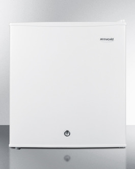 Accucold S19lwh Compact Refrigerator-freezer With Front-mounted Lock For General Purpose Use - White