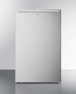 Accucold Cm411lbi7sshhada 39.5 In. Built-in Ada Height General Purpose Refrigerator-freezer With Lock - White