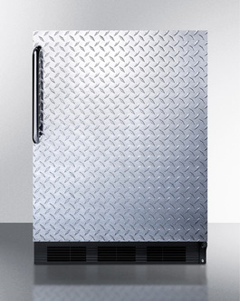 Accucold Ff7bdplada 24 In. Wide Nsf Compliant All Refrigerator In Ada Height, Black