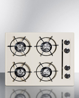 Snl033 24 In. Wide Cooktop, Bisque With Four Burners & Gas Spark Ignition