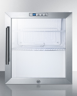 Scr215lbi 1.7 Cu. Ft. Compact Built-in Commercial Glass Door Refrigerator