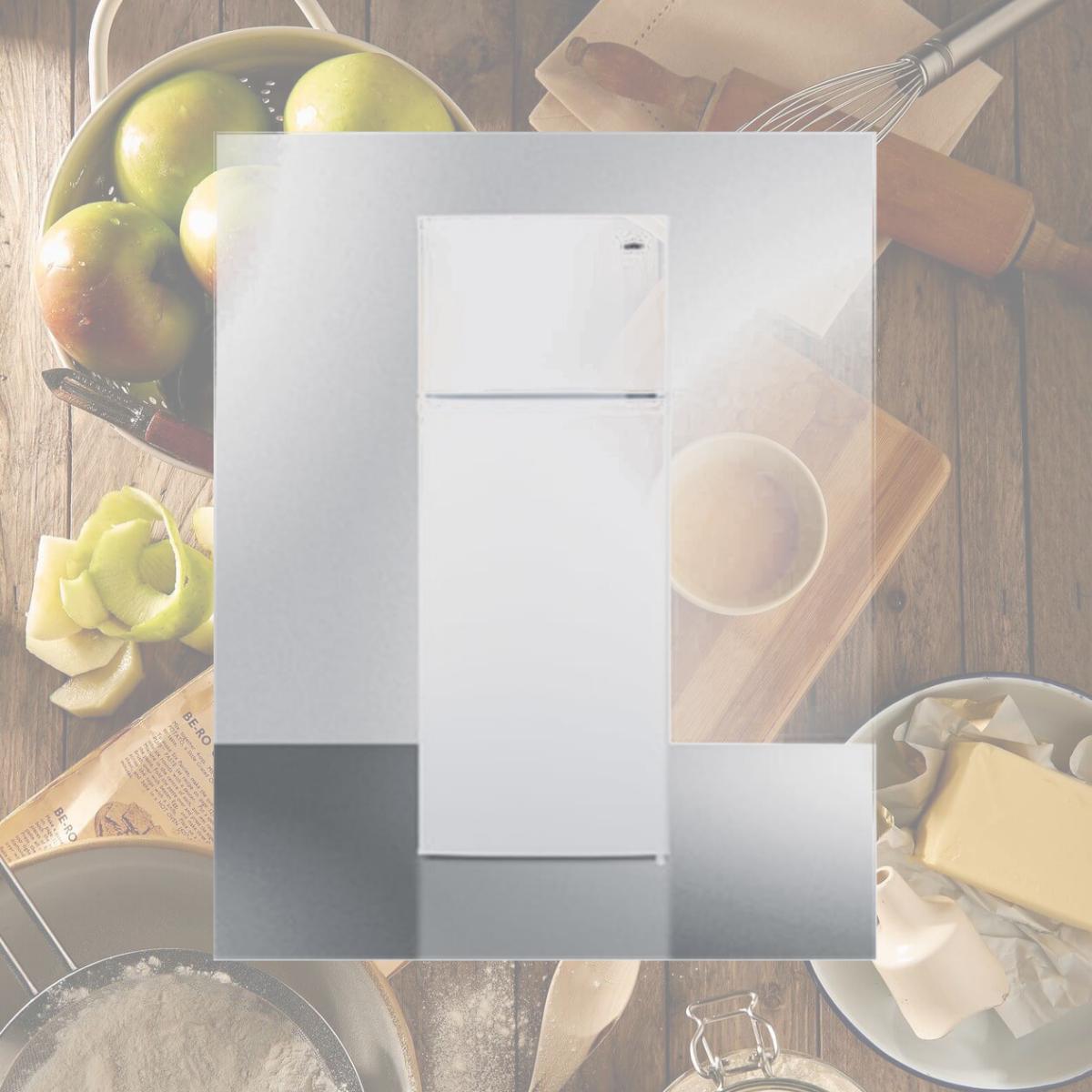 Picture of Summit CP962 2 Door Cycle Defrost Refrigerator-Freezer In Slim Width & White Finish