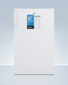 Accucold Fs407lproada 20 In. Wide Ada Height Manual Defrost Freezer With Lock & Probe Hole, White