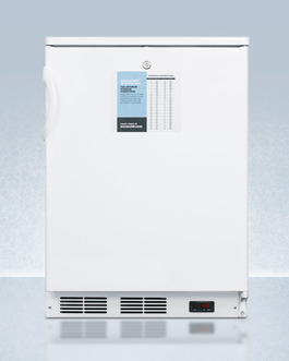 Accucold Ff7lpro 24 In. Wide Nsf Compliant All Refrigerator With Digital Controls, Probe Hole & Lock