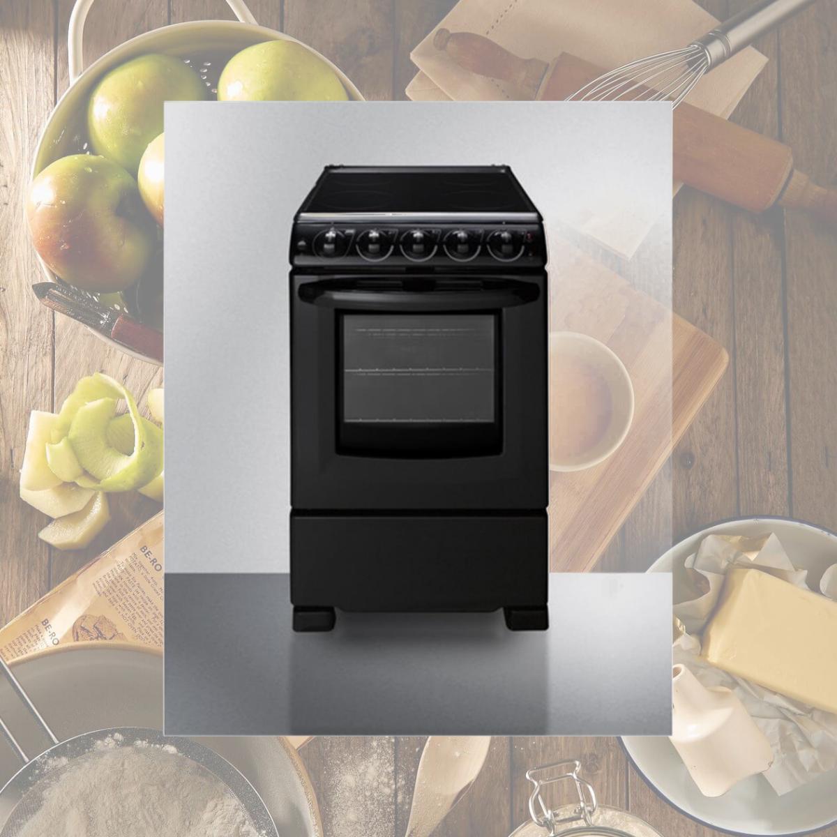 Picture of Summit Appliance REX2051BRT 36.5 x 19.75 x 24.25 in. Electric Smooth-Top Range, Black