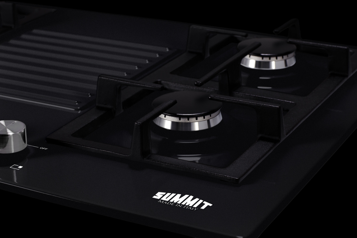 Picture of Summit Appliance GC432B 30 in. 4-Burner Gas Cooktop