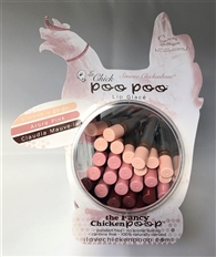 1006 Chicken Poop Lip Junk Glace, Pink