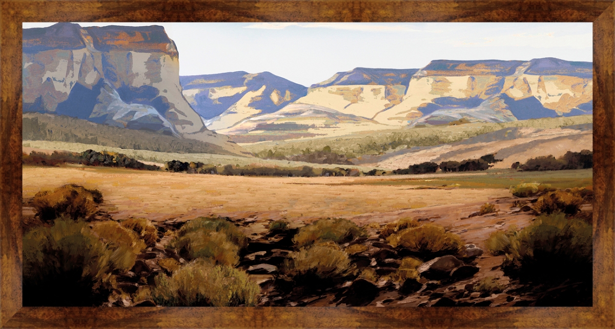 5835 Great Plain, Framed Giclee Canvas Art