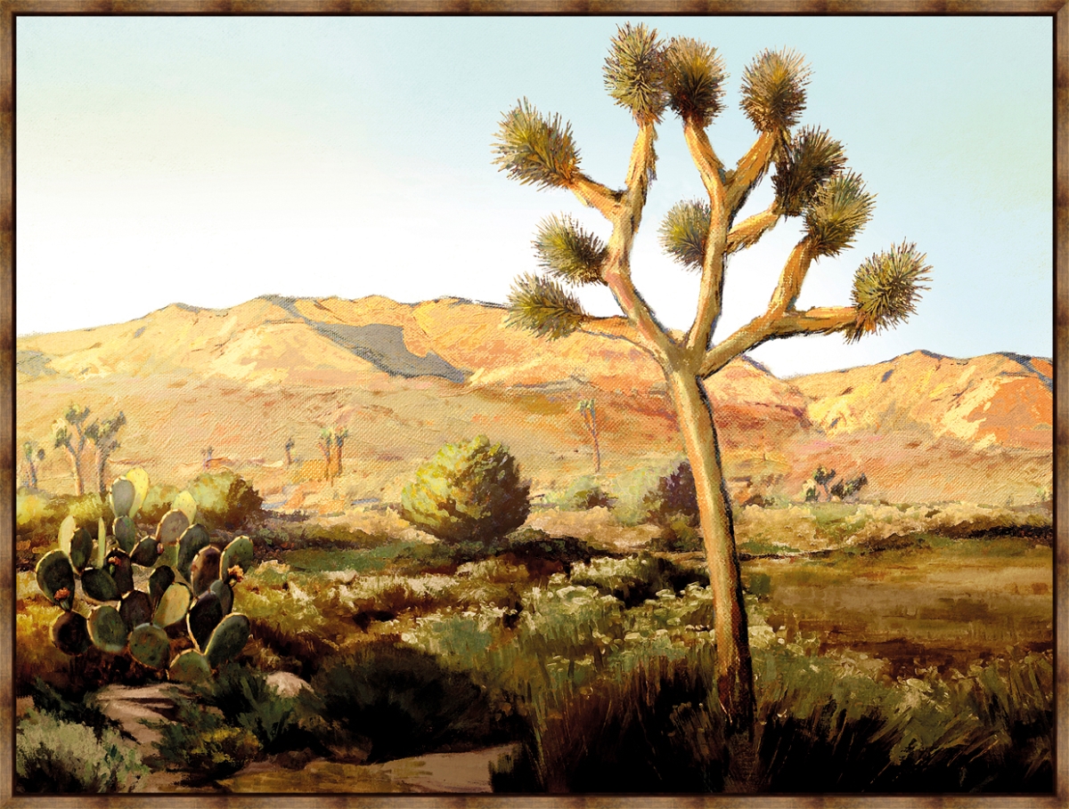 5834 Desert Wilderness, Framed Giclee Canvas Art
