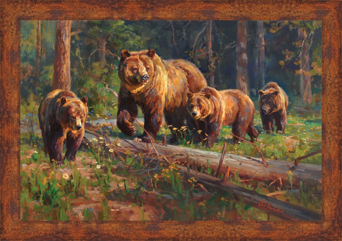 5804 Wilderness Matriarch, Framed Giclee Canvas Art