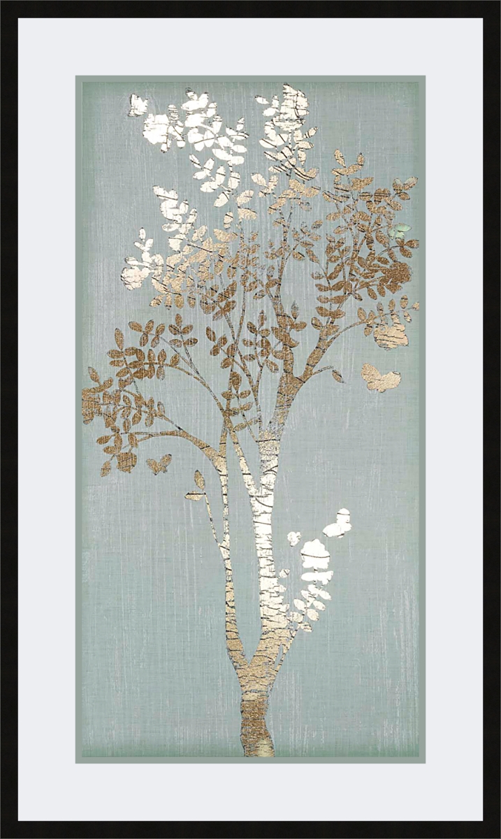 2294 Sage Silhouette Ii, Framed Textured Fine Art Print