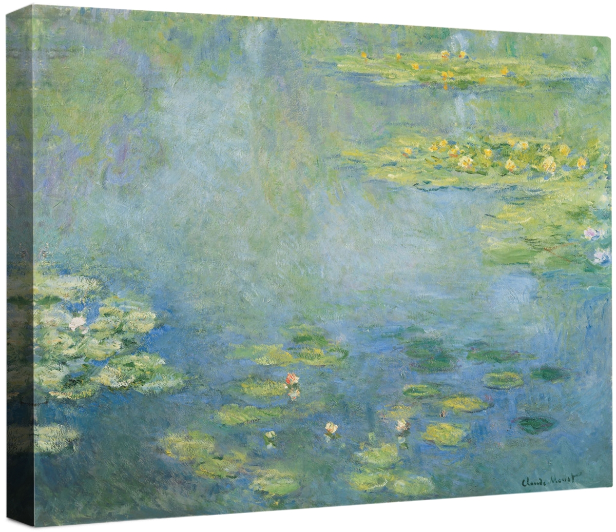 5106 Waterlilies, Wrapped Giclee Canvas