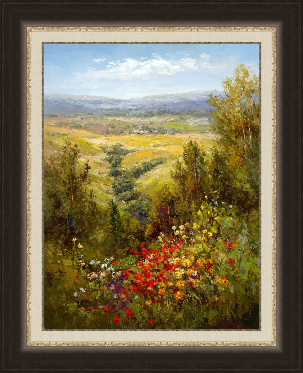 In The Distance, Framed Textured Fine Art Print