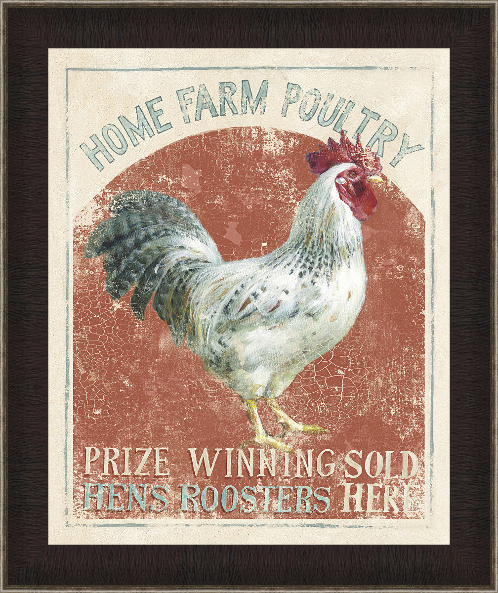 7007 18.5 X 14.5 In. Farm Nostalgia Iv, Framed Textured Fine Art Print - Brown & Silver
