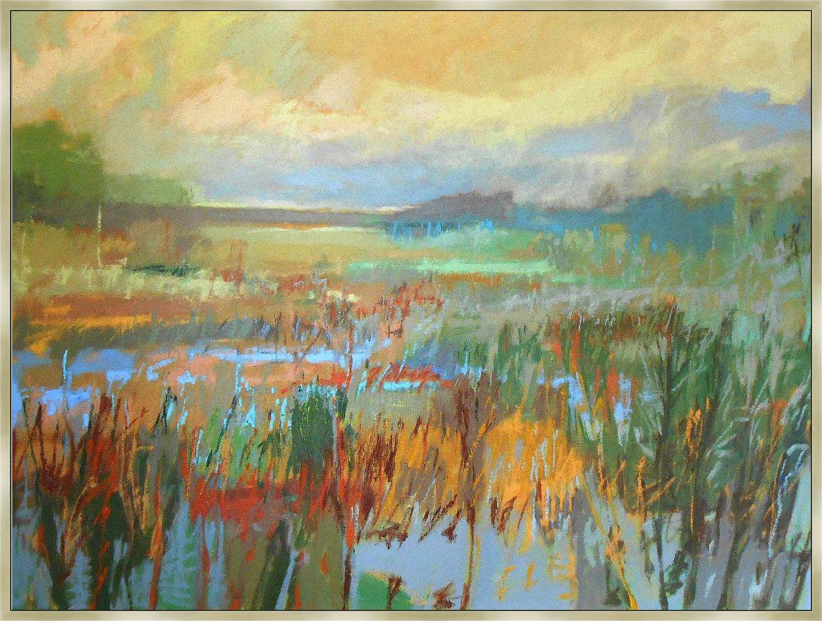2368 27.75 X 36.75 In. Marsh In May Framed Canvas Art
