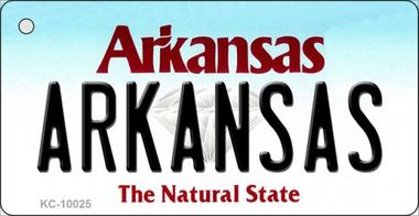 Kc-10025 Arkansas Arkansas Background, Key Chain Metal Novelty