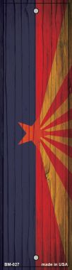 Bm-027 6 X 1.5 In. Arizona Flag Novelty Metal Bookmark