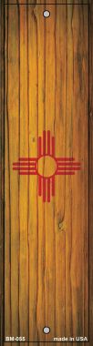 Bm-055 6 X 1.5 In. New Mexico Flag Novelty Metal Bookmark