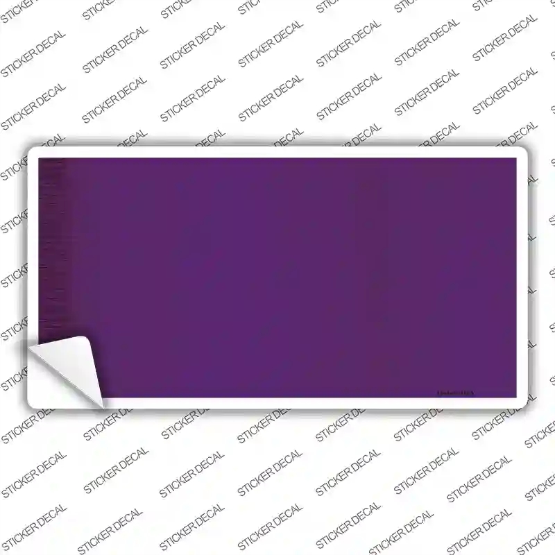LPC-1007s-XL Purple Metallic Solid Novelty Sticker Decal, Extra Large