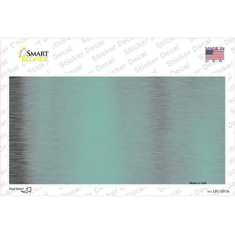 LPC-1013s-M Teal Metallic Solid Novelty Sticker Decal, Medium