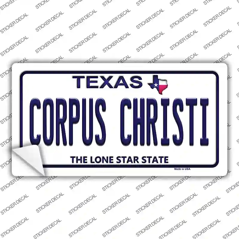 LP-9373s-S Corpus Christi Texas Novelty Sticker Decal, Small