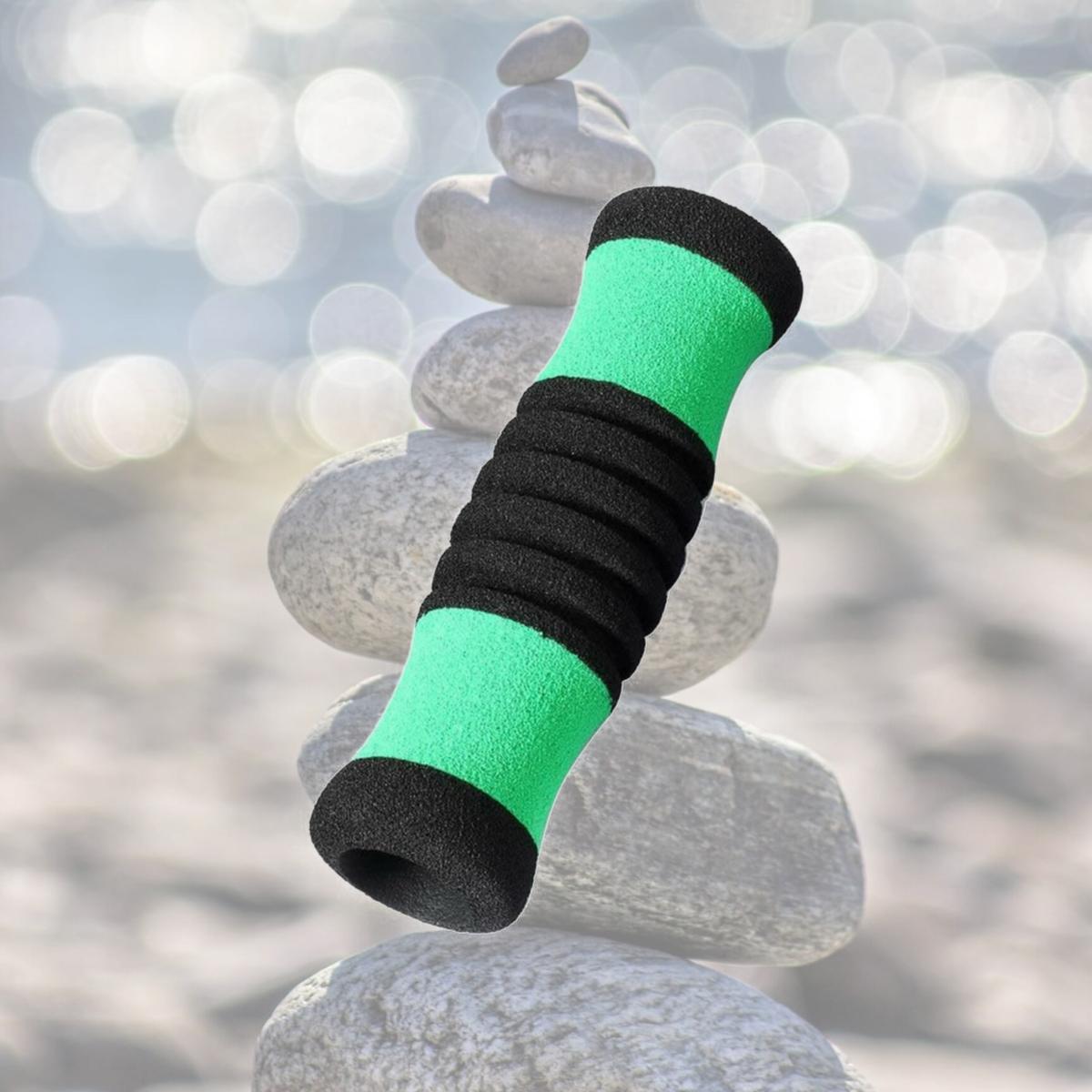Picture of Sky Med SM-017001GB Cane Replacement Offset Hand Grip- Green/Black
