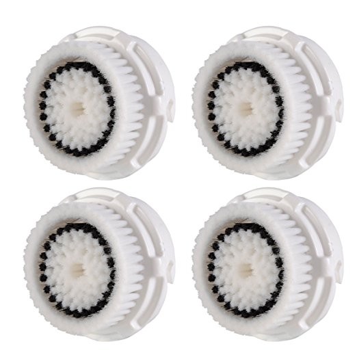 Replacement Heads For Clarisonic For Sensitive Skin - Pack Of 4