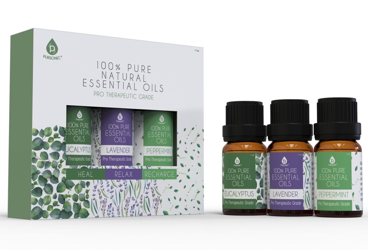 Ao3pep Pure Essential Aromatherapy Oils - Pack Of 3