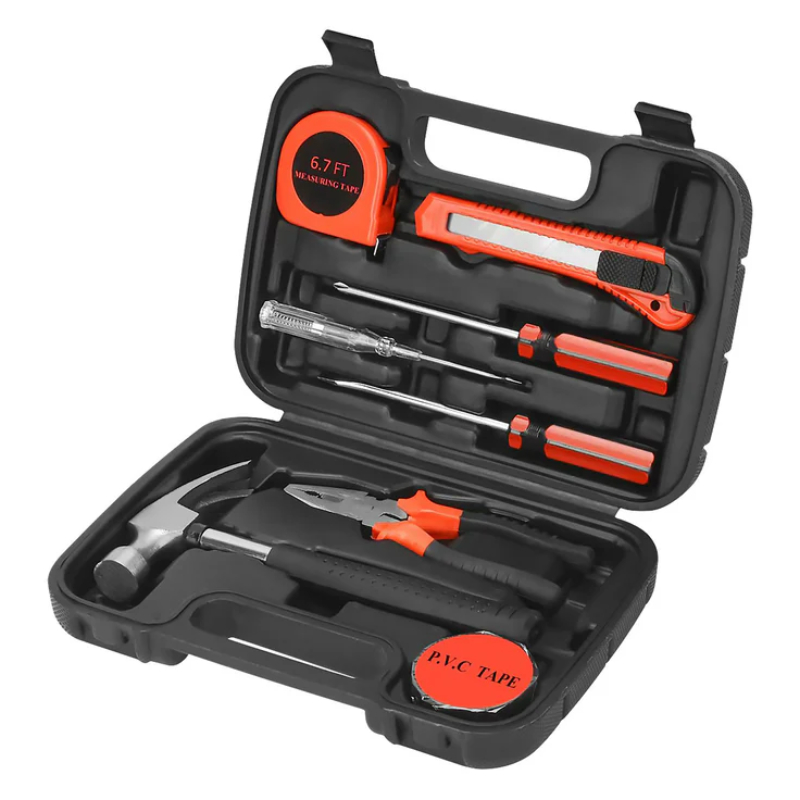 PSTS9 9 Piece Household Handy Solutions Tool Set for Everyday Tasks