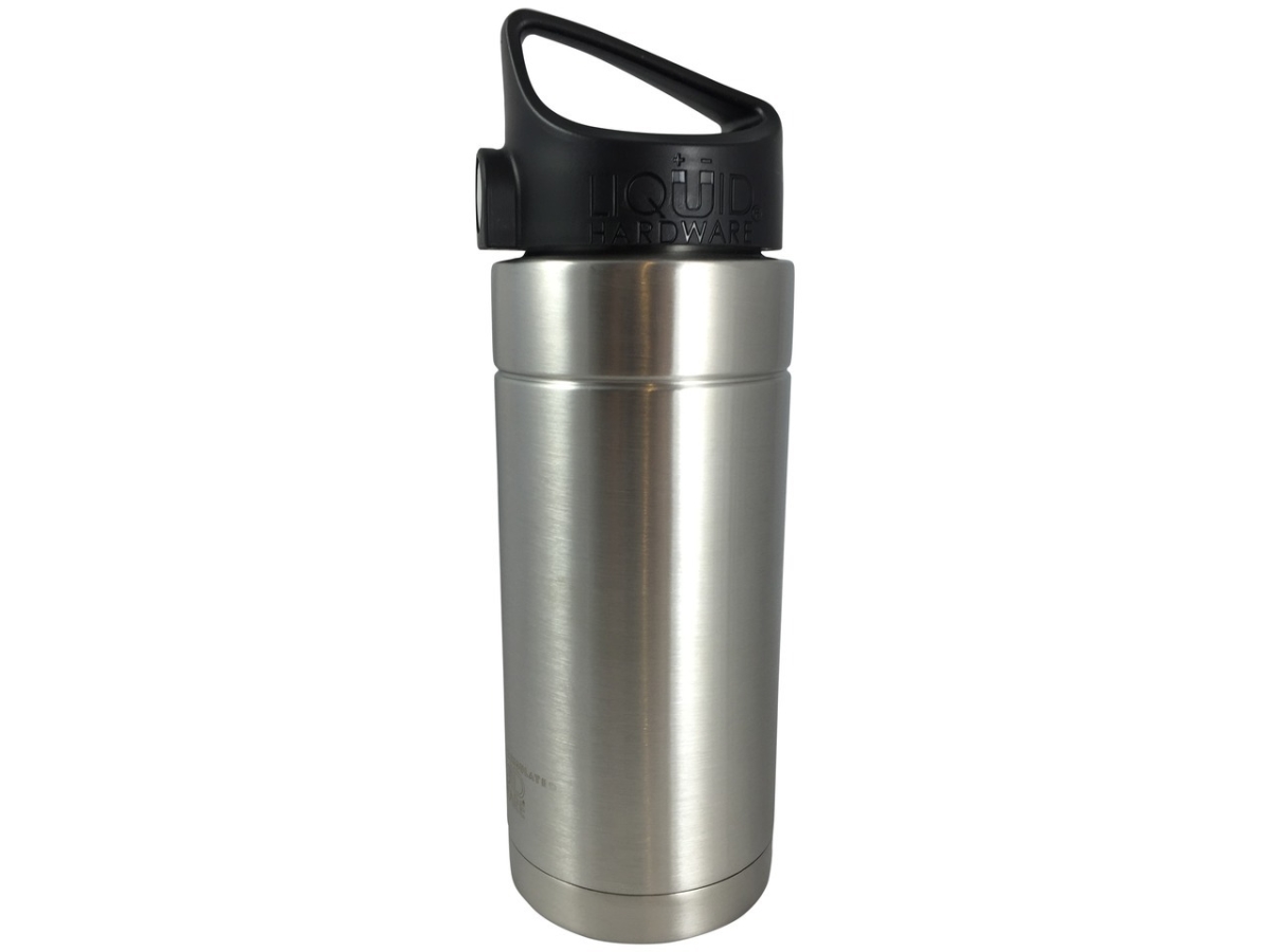UPC 856597004323 product image for Liquid Hardware LIQ-04323 Sidewinder Insulated Bottle Brushed Stainless - 20 oz | upcitemdb.com