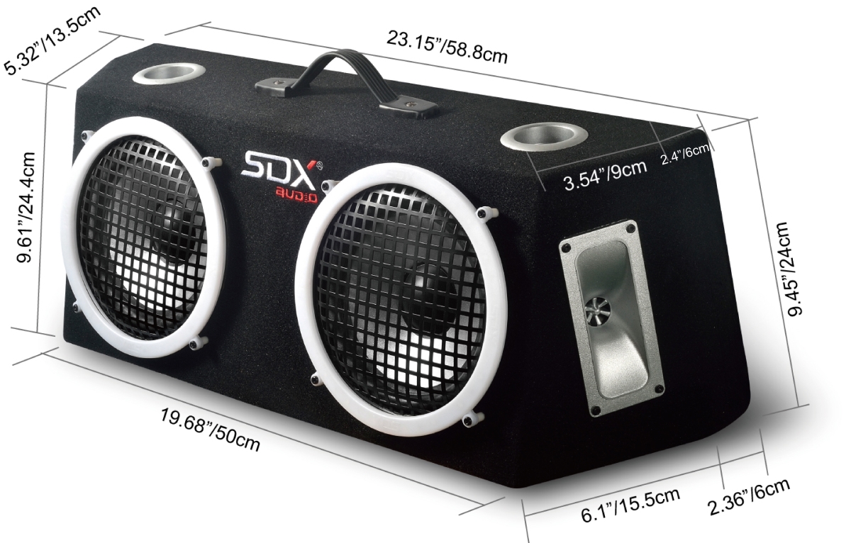 Picture of Sondpex BB-E208 8 in. 2-Way Full Range LED Speaker Box